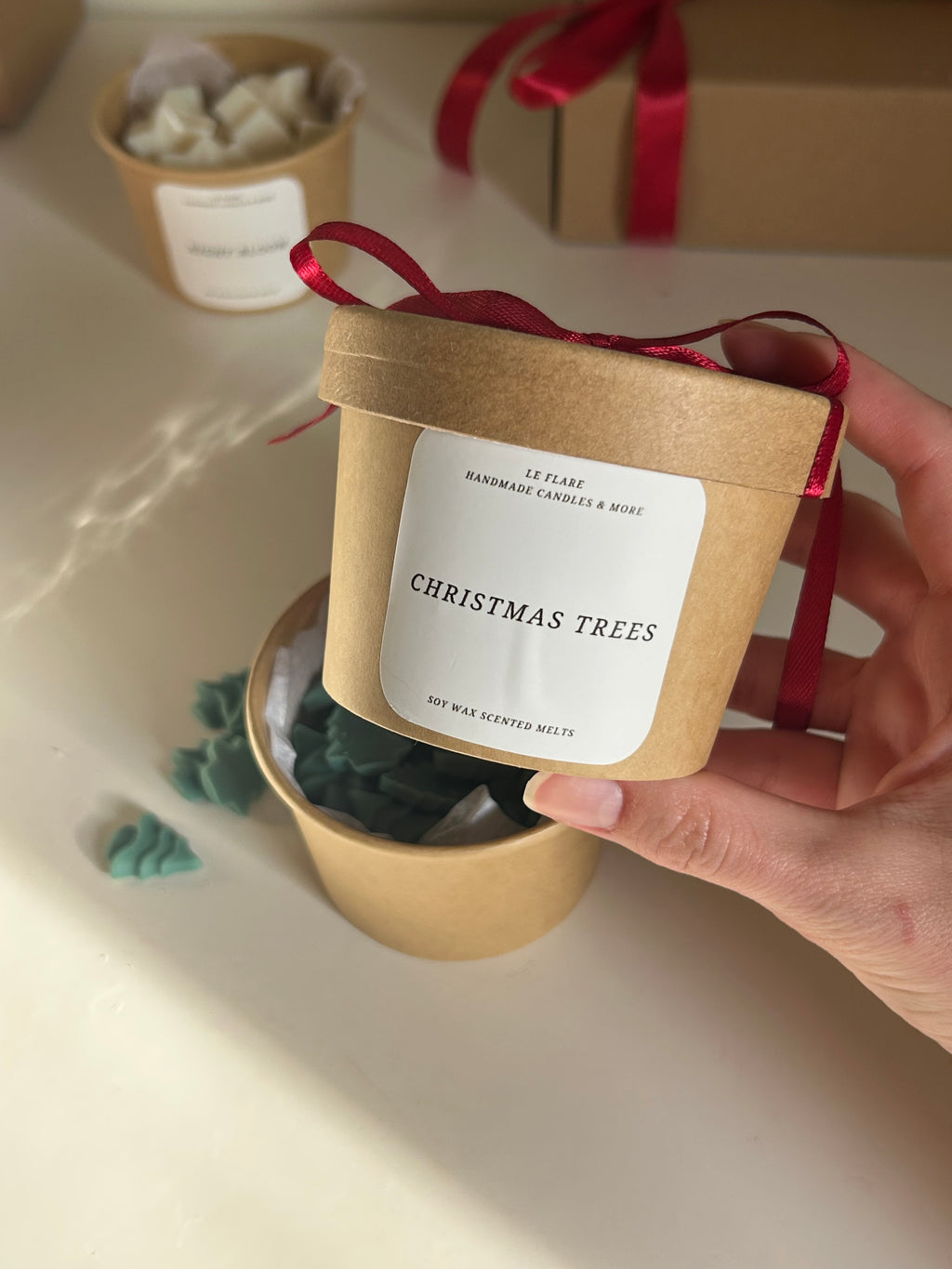 Christmas tree wax melts