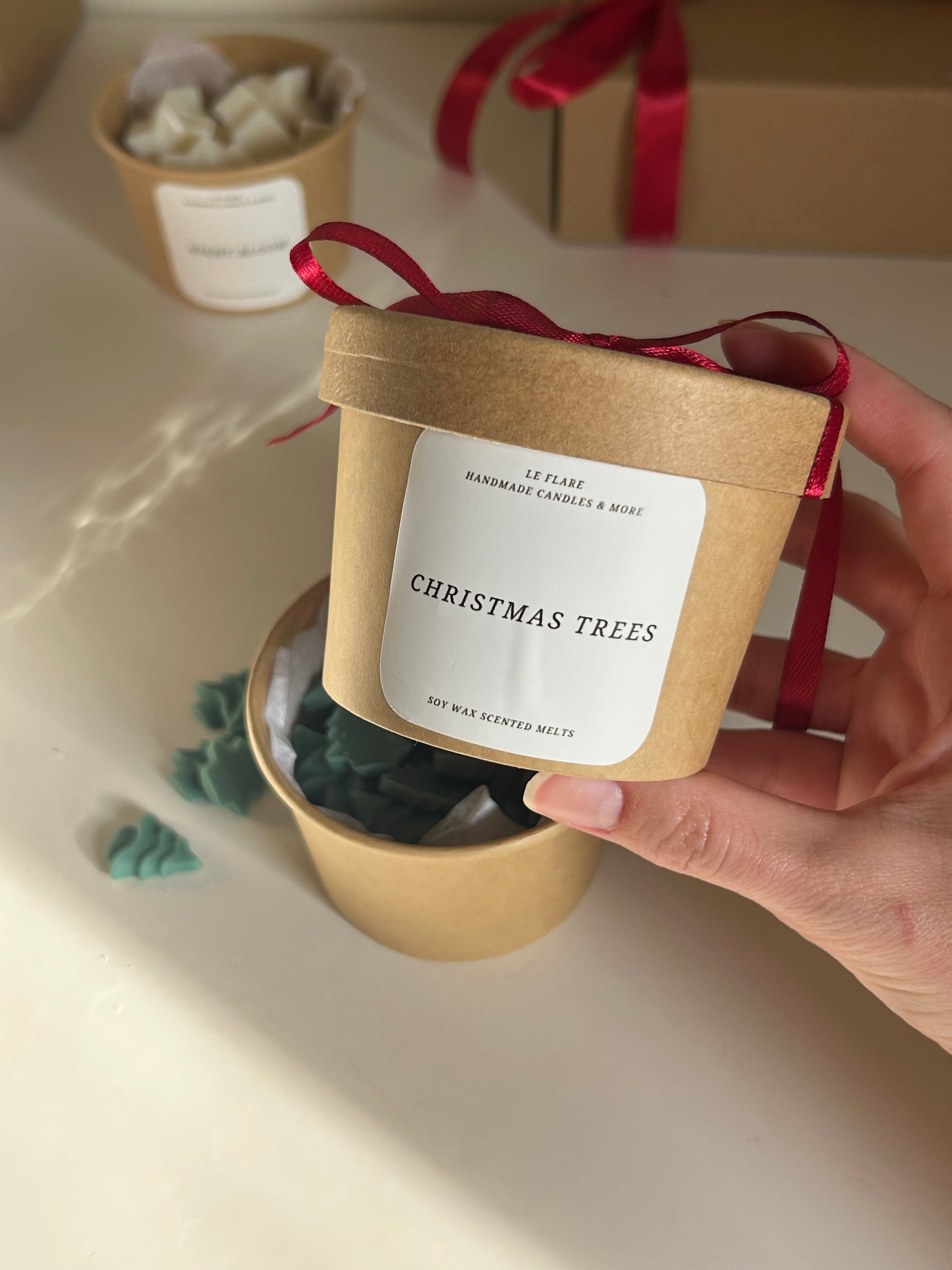 Christmas tree wax melts