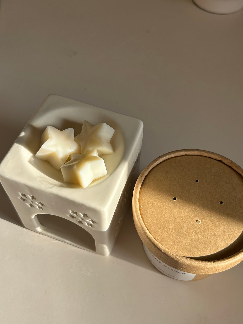 Wax melts night bloom