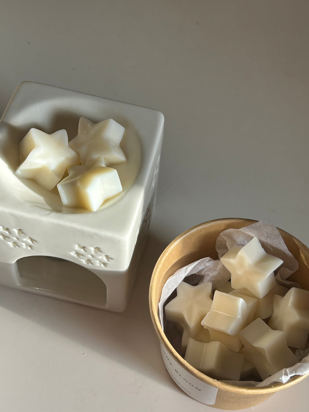 Wax melts night bloom