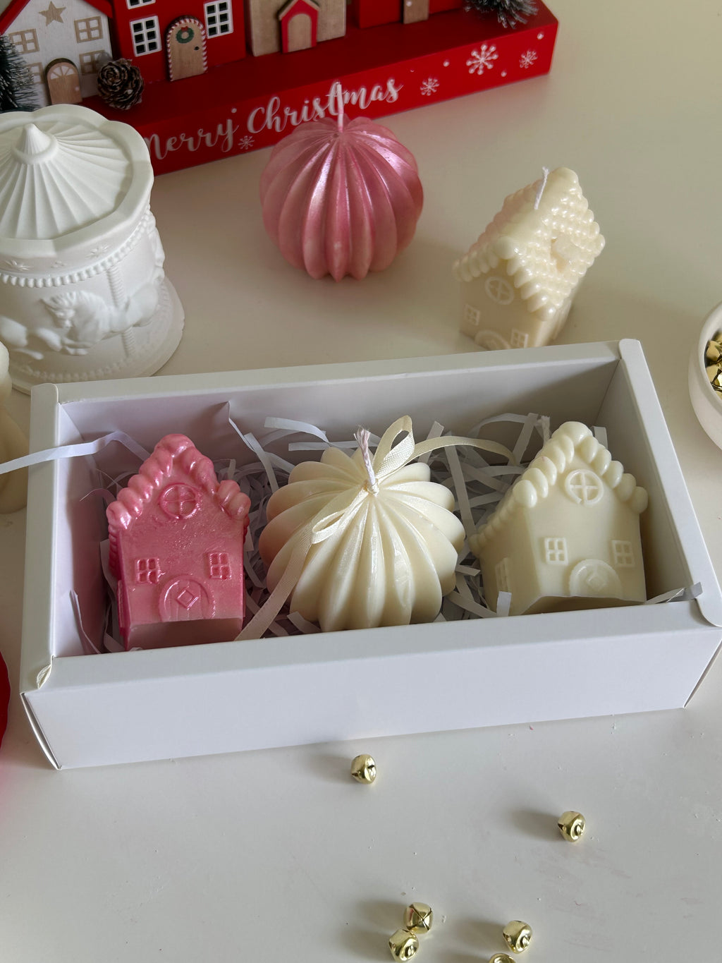 Christmas candle ornaments