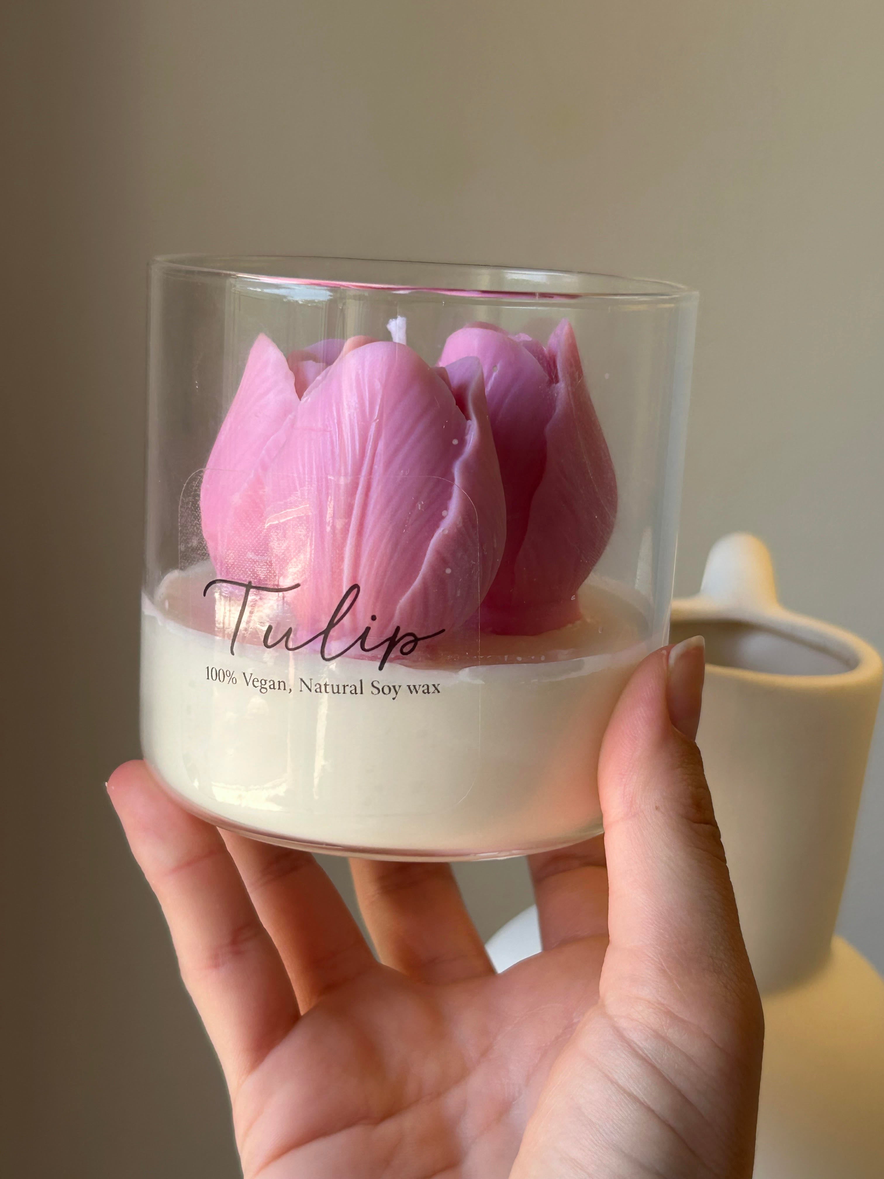 Tulip candle